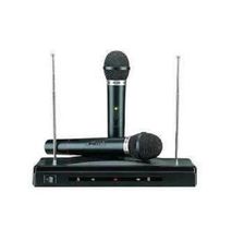 2 Channel Wireless Microphone System - Black norm