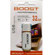 32GB Boost USB DRIVE- White