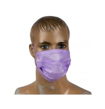 Generic 3 Ply Disposable Purple Mask A Pack Of 50 Pieces