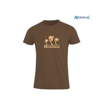 AIRBORNE Tourist Tshirt With Embroidered Mombasa Palm