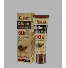 Disaar Sensitive Skin Sunscreen Suncream Sunblock SPF 50 Snail Collagen