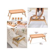 Generic Foldable Bamboo Bed Serving Tray
