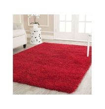luffy Smooth Carpet For Living Room 5 by 8 - Red