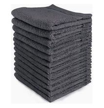 Fashion 12pcs Grey Salon Size Towels 37