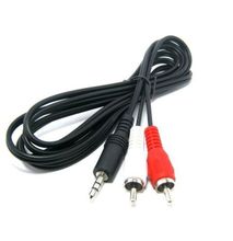 Generic 3.5mm Jack Aux To 2 RCA Audio Cable Stereo