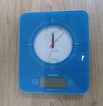 Digital Kitchen Food Weighing Scale + Clock (kg,lb)