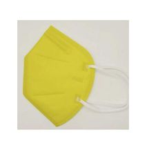 KN95 Yellow KN95 Without Valve Face Mask - 5 Pieces