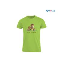AIRBORNE Tourist Tshirt With Embroidered Pride Of Kenya + Lions
