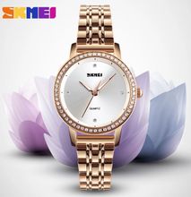 Skmei Ladies Gift Watch With Free Packaging - Rose Gold
