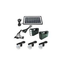 Kamisafe Solar Lighting System Kit With 3 LED Lights, Solar Panel, Power Cable, Phone Charger