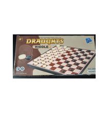 Generic Magnetic Draught Riddle Checkers Board Game & Toy