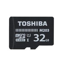 Toshiba Memory Card TF With Adapter - 32GB - Black