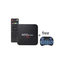 Mxq Pro Smart 4K Android 7.1 TV Box + BackLit Mini Keyboard