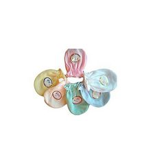 Fashion Newborn Baby Cotton Mittens - 6 Pairs - Assorted