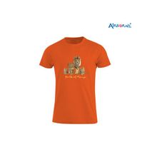 AIRBORNE Tourist Tshirt With Embroidered Pride Of Kenya + Lions