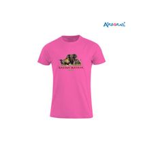 AIRBORNE Tourist Tshirt With Embroidered Big Five H/matata Kenya + Elephants Head On Back