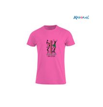 AIRBORNE Tourist Tshirt With Embroidered Of African Beat Abstract