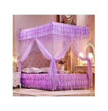 Generic 4 By 6 Purple Mosquito Net With Portable Metallic Stand