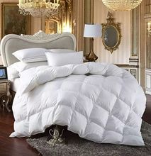 DONG FANG Pure White Duvet Set (1 Duvet 1 Bedsheet 2 Pillowcases)