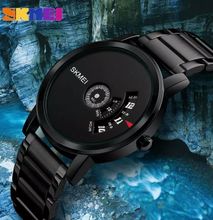 Skmei Black Water Resistant Wrist Watch - Unique Face