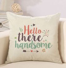 Fashion Throw Pillow Hello There Handsome