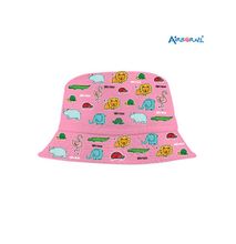 Airborne Africa animals pink bucket hats
