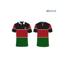 AIRBORNE Boys Rugby Polo Design - Multicolor