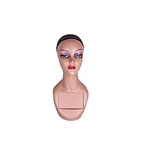 Fashion Mannequin Dummy Head Long Neck With Labeling Area