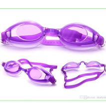 Generic Swimming Goggles Adjustable Free Size - Purple