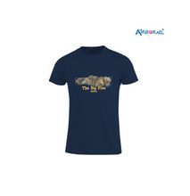 AIRBORNE Tourist Tshirt With Embroidered The Big Five Overlap