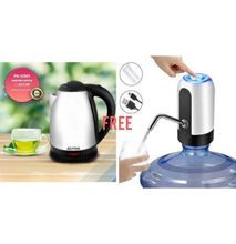 Ailyons Stainless Steel Cordless Kettle+free Electric Water Pump