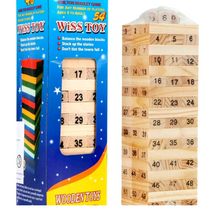 Wooden Jenga Yard Pull And Stack Tower Game