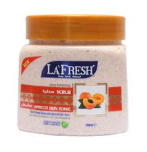La Fresh Deep Exfoliating Natural Scrub- Apricot Skin Tonic