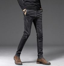 Fashion Men Soft Black Jeans Trousers