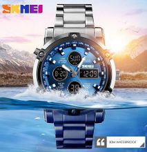 SKMEI 1389 Mens Quartz Analog Watch Outdoor Sport Wristwatch
