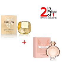 Lady Million By Paco Rabanne 80ml + Olympea By Paco Rabanne 80ml