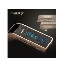 Carg7 CAR Bluetooth Hands Free Call, Car MP3 Player, Bluetooth FM Transmitter With TF/USB Drives Music Player USB Charger - One Size
