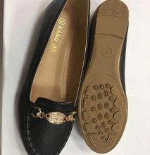 Black womens  moccassins