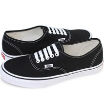 Vans Mens Low Top Sneakers - Black And White
