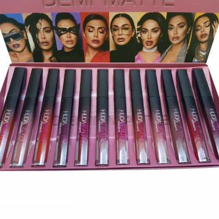 huda beauty pure matte lipstick set