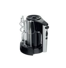 Hand Mixer, With Organizer, 280W, 5 Speed with Turbo, Dough Hook, Black & SS