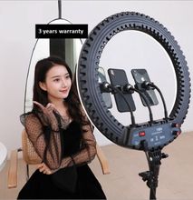 18 Inch Ring Fill Light With 2.1m Tripod Stand and Remote Control Dimmable Live Video Makeup LED Photographic