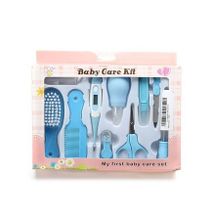 10pcs Baby Grooming and Healthcare Kit complete - Blue