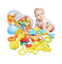 Colourful Baby Bank with Rattles, Teether and Toddler Shakers Set (12 PCS)
