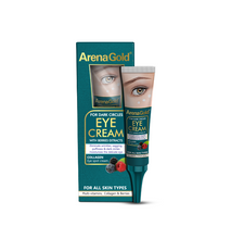 ARENA GOLD Eye Cream. Removes Dark Circles, Wrinkles, Sagging & Puffiness + Collagen