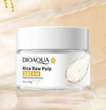 BIOAQUA RICE RAW PULP Anti Wrinkle Facial Cream. Smoothens
