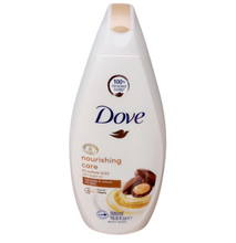 Dove Nourishing Care Body Wash with Argan oil. Softens