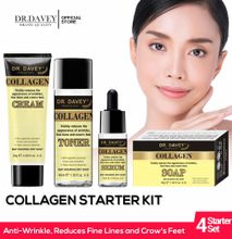 Dr. Davey The Ordinary COLLAGEN START Kit, Skin FIRMING, Anti WRINKLE, CLEARS FINE LINES & COW'S FEET, GLOWS THE SKIN & Makes your skin Young