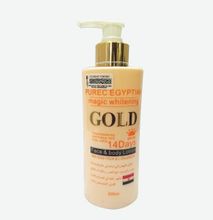 Purec Egyptian Magic Whitening Gold Face & Body Lotion. FIRMS, WHITENS dark spots & LIGHTENS WHILE SOFTENING