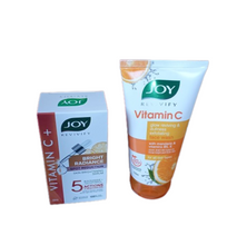 JOY REVIVIFY Vitamin C Face SERUM + Face WASH. Brightens, Fade Spots & Pigmentation & Cleanses